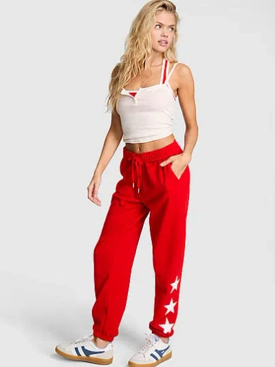 Pink Campus Fleece™ Sweatpants In Red