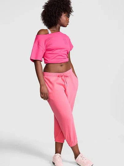 Pink Campus Fleeceâ¢ Capri Jogger Sweatpants In