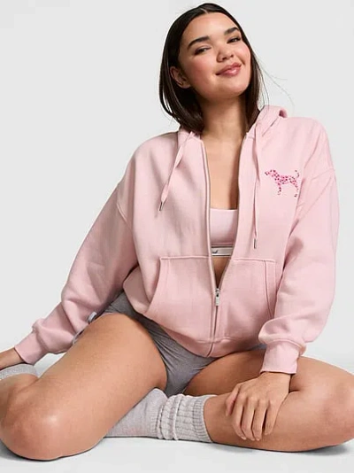 Pink Campus Fleeceâ¢ Full-zip Hoodie In
