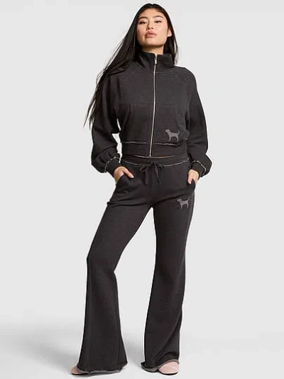 Pink Campus Terry™ Flare Pants In Black