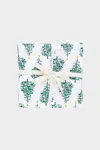 Pink Chicken 4-pack Napkin Set In Festive Forest