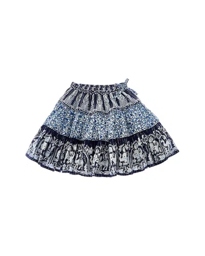 Pink Chicken Kids' Allie Skirt In Blue