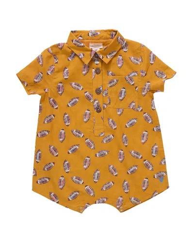 Pink Chicken Baby Boys Easton Jumper In Yellow