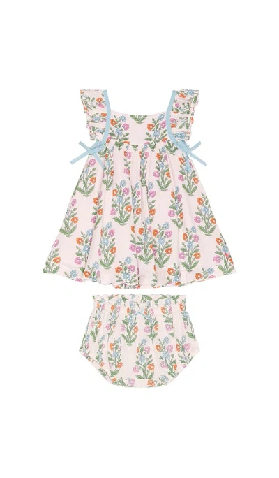 Pink Chicken Baby Girls Ailee Dress Set In Multi