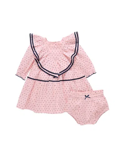 Pink Chicken Kids' Baby Girls Raphaela Dress Set In Pink