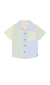 Pink Chicken Boys Jack Shirt In 拼接色块