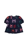 Pink Chicken Brooke È£™å­� Â€“ Multi Bow Applique. Å°ºç � 6 (also Â€“ 2, 3, 4, 5). In Multi