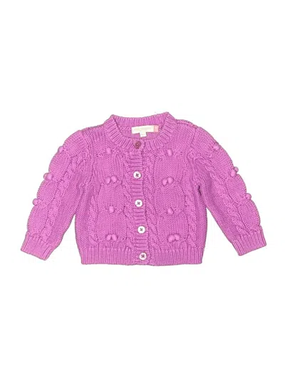 Pre-owned Pink Chicken Kids' Cardigan Sweater In Purple