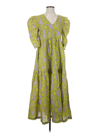 Pre-owned Pink Chicken Casual Dress In Green