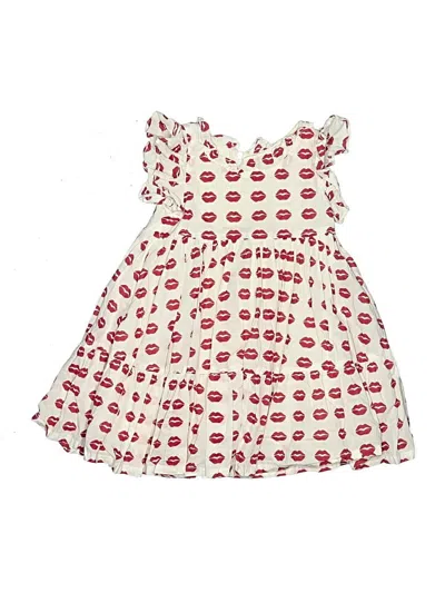 Pre-owned Pink Chicken Kids' Dress In Ivory