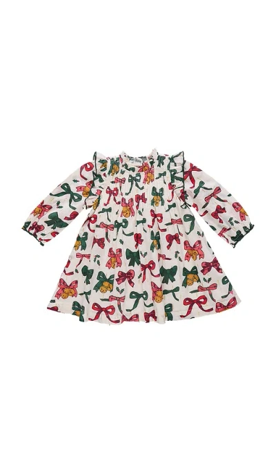 Pink Chicken Girl Jaipur Dress In Multi