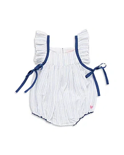 Pink Chicken Girls' Ailee Bubble Romper - Baby In Riviera Stripe