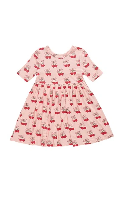 Pink Chicken Girls Bamboo Steph Dress In Red