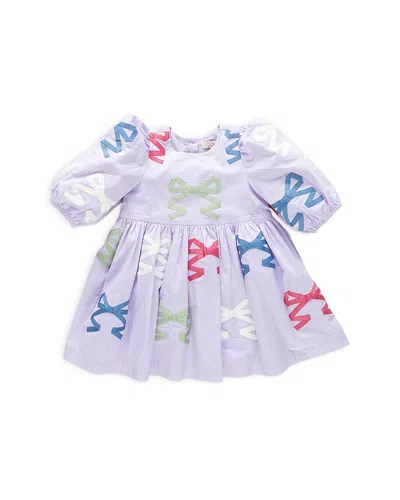 Pink Chicken Girls' Brooke Bows Dress - Little Kid In Purple
