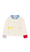 Pink Chicken Girls Cali Colorblock Sweater In Multi Trim