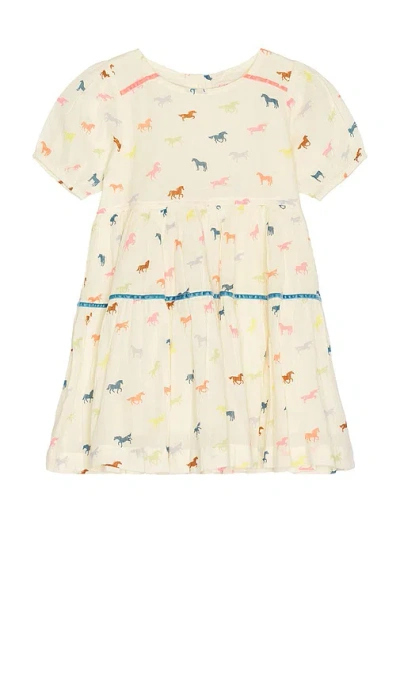 Pink Chicken Girls Charlie Dress In Ivory