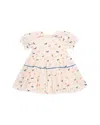 Pink Chicken Girls' Charlie Gauze Dress - Little Kid In Multi Tiny Horses