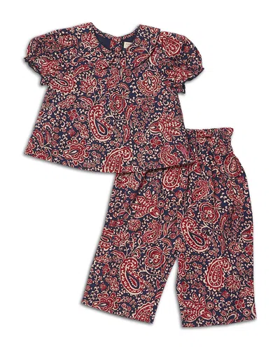 Pink Chicken Kids' Girls' Dawson Cotton Top And Pant Set - Baby In Multi