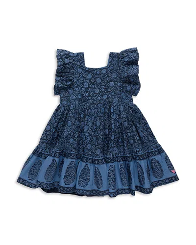 Pink Chicken Girls' Elsie Dress - Little Kid In Blue