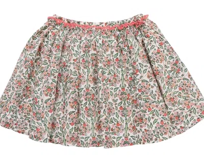 Pink Chicken Kids' Girls' Gianna Skirt In Cream/floral In Multi