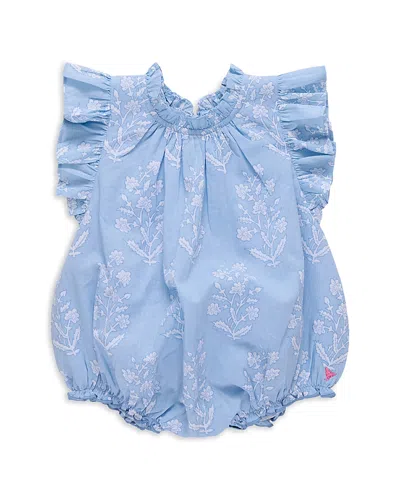 Pink Chicken Girls' Harper Bubble Bodysuit - Baby In Blue