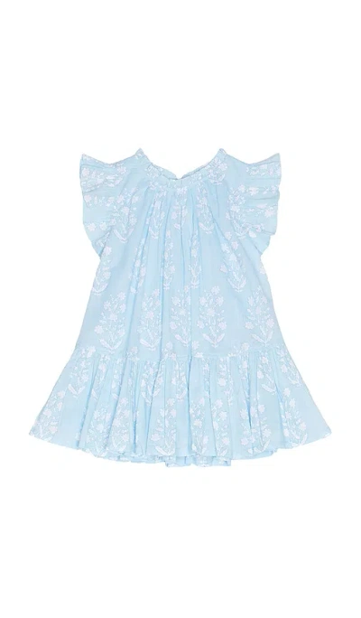 Pink Chicken Girls Harper Dress In Blue