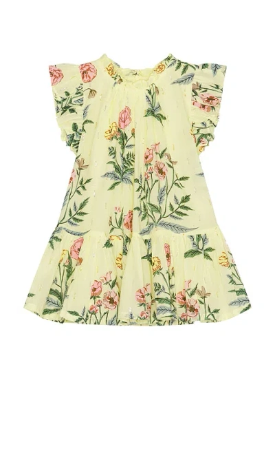 Pink Chicken Kids' Girls Harper Dress In Yellow