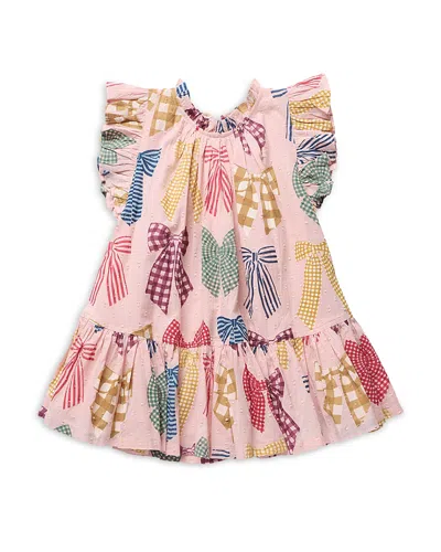 Pink Chicken Girls' Harper Printed Cotton Dress - Little Kid In Pink