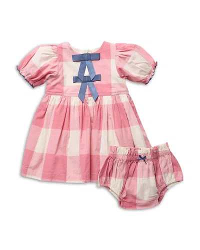 Pink Chicken Girls' Hermione Cotton Dress Set - Baby In Pink