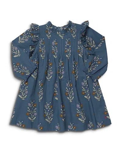 Pink Chicken Girls' Jaipur Printed Cotton Dress - Little Kid In Blue