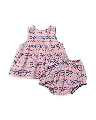 Pink Chicken Girls' Jaipur Top & Diaper Cover Set - Baby In Multi