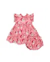 Pink Chicken Girls' Jennifer Dress Set - Baby In Pink