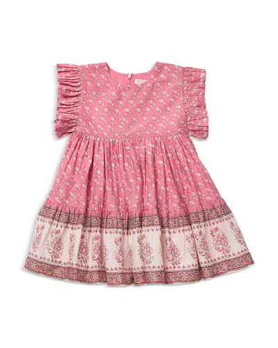 Pink Chicken Girls' Kit Printed Cotton Dress - Little Kid In Multi
