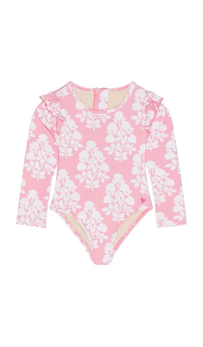 Pink Chicken Girls Rachel Swimsuit In Pink Bouquet Floral
