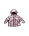 Pink Chicken Girls' Ruffled Pete Puffer Down Jacket - Little Kid In Pink