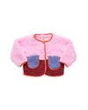 Pink Chicken Girls' Ruth Fleece Color Blocked Jacket - Baby In Multi