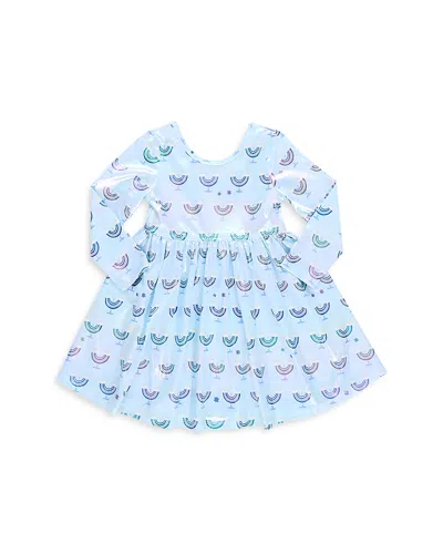 Pink Chicken Girls Shiny Steph Dress - Little Kid In Hanukkah Menorahs