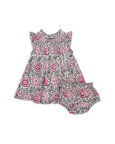 Pink Chicken Girls' Stevie Dress Set - Baby In Pink Lisbon