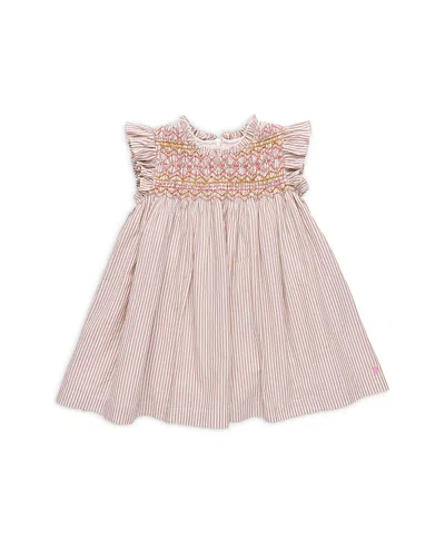 Pink Chicken Girls' Stevie Striped Dress - Little Kid In Pink