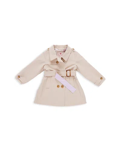 Pink Chicken Girls' Trudy Water Resistant Trench Coat - Little Kid, Big Kid In Beige