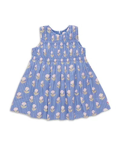 Pink Chicken Girls' Waverly Dress - Little Kid, Big Kid In Periwinkle Small Bud