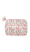 Pink Chicken Large Quilted Pouch