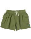 Pink Chicken Pull-on Short In Green