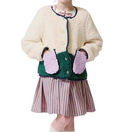 Pink Chicken Kids' Ruth Jacket In Cream In Multi