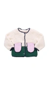 Pink Chicken Ruth Jacket In White