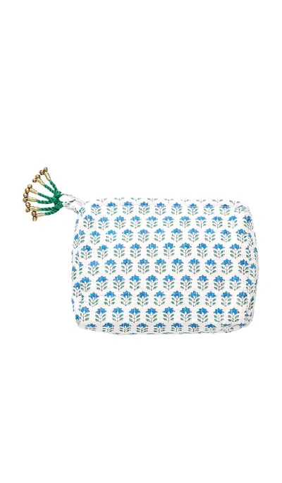 Pink Chicken Small Quilted Pouch
