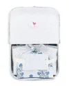Pink Chicken Unisex Baby Take Home Set - Baby In Blue Floral