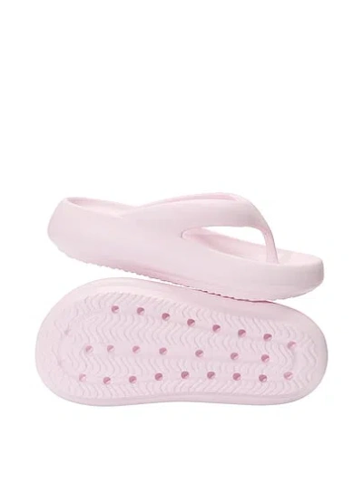 Pink Chunky Flip Flops In