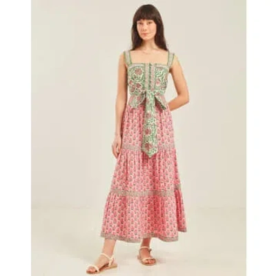 pink city prints lucia dress Rose Folk Lucia Dress, M