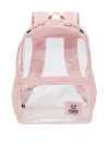 Pink Clear Backpack In Multi
